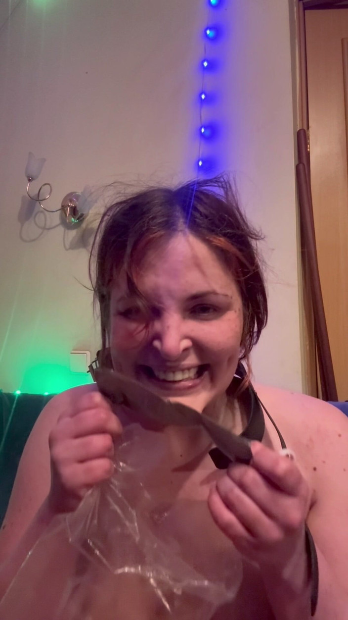 Elena917: Купальник, поліетиленовий пакет, стрічка і затискач для носа