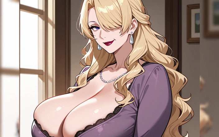 AI Porn: 금발의 GILF 헨타이 포르노