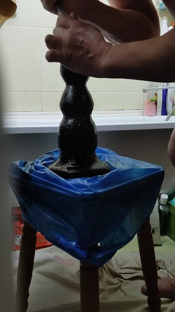 Goldass50: Je to těžké! obrovské dildo