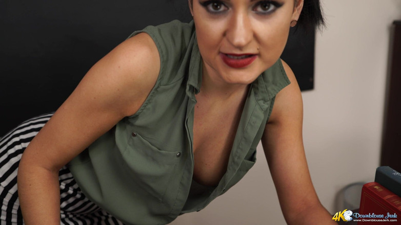 DownblouseJerk: Bonnie - College Fantasy - JOI