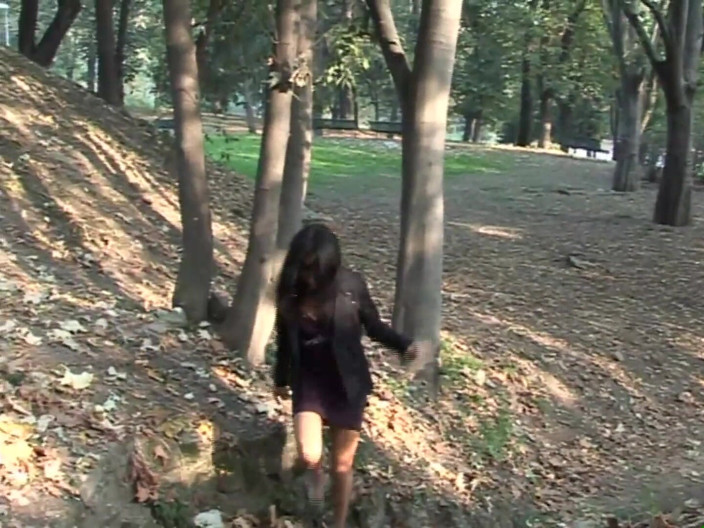 Xtime Network: Sexy pussy masturbation in the forest