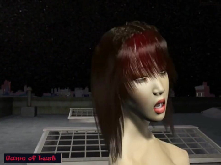 Game of Lust 3D: Gol 3D, hardcore torride et masturbation d’une fille sur le cul