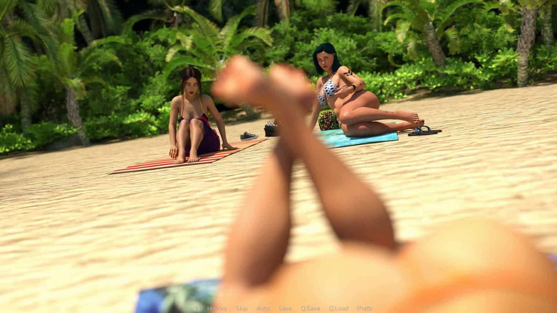 Futavision: Erupție iminentă: Gagici sexy cu scule pe plajă Ep. 3