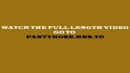 Pantyhose me porn videos: Fit young redhead Katrina in tan pantyhose and flashing