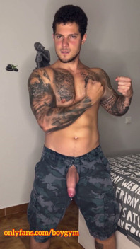 My Big Military Cock Cums with No Touch
