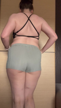 Ich mag meine kurzen shorts auf meinem sexy arsch