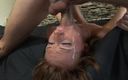 Hand Lotion Studios: Con đĩ tóc ngắn được bắn tinh vào miệng sau khi thổi...