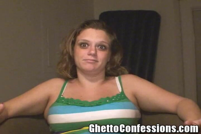 Ghetto Confessions: Pregnant White Bitch Black Cock Lover 3 Baby Daddies Blowjob Swallow