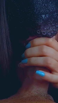 สาวละตินใส่หน้ากากดูดควยสไตล์แฟนสาว - มุมกล้อง POV เต็มๆ
