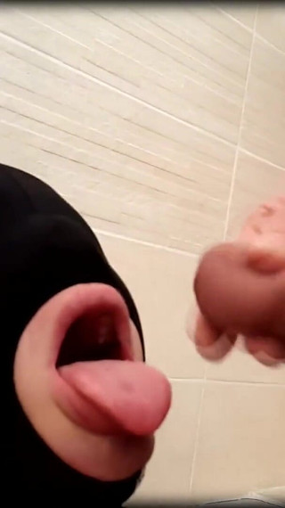 Thumbnail of Piss play in the bathroom
