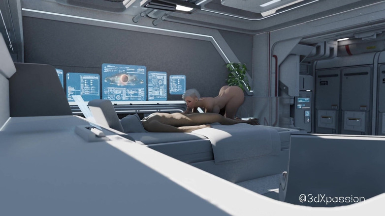 3dxpassion: Nexus 3 Orbit Meta. 3D Animation Fuck on a Space Station with...
