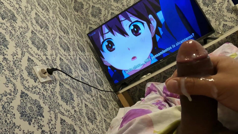 SexMamon: assistindo desenhos animados, gozando na cama, bela câmera lenta