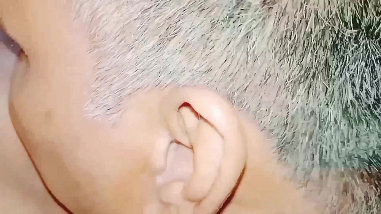 Village studio: Abang tiri memberikan keseronokan muktamad kepada adik tirinya dengan menjilat...