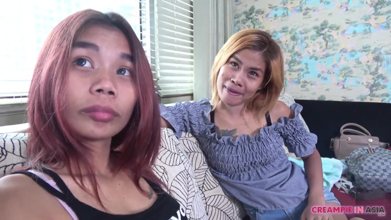 Creampie In Asia: Creampie avec des demi-sœurs asiatiques
