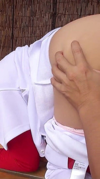 Flexible Japanese Teen Seduce to Risky Creampie Fuck by Classmate in Uncensored JAV