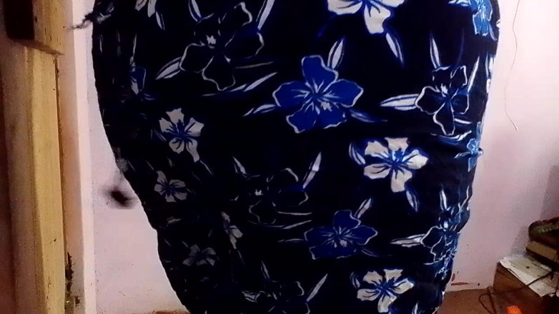 Jaanu294: Striking Sisna While Wearing Her Stepsister's Floral Pants and White...