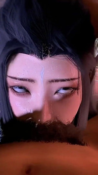 Dewi cantik 3D yang terdaya - hentai animasi 3D