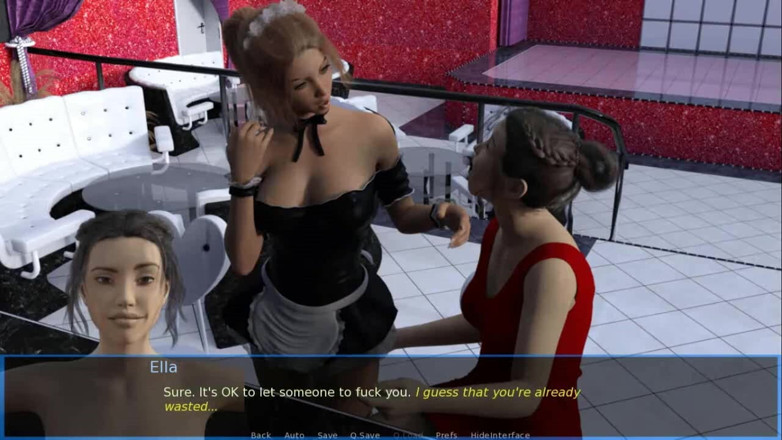 Dirty GamesXxX: Liza's story: night club full with horny lesbians - ep. 17