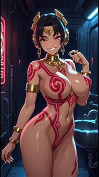 146. Cyberpunk Girls Dance in Her Bathroom (ai Animation)