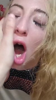 He Fucks My Mouth and Ass and Makes Me Lick His Sperm in the Mirror. Spit Me and Fuck Me Hard