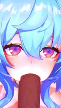 Genshin Impact - muia neglijentă a lui Ganyu și orgasmul cu ejaculare - Animație 3D Hentai