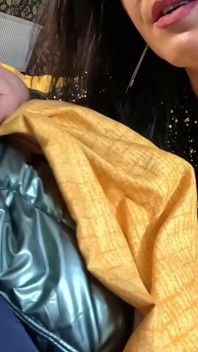 Caught Him Masturbating with My Shiny Work Downjacket - Deepthroat, Spit & Cumshot JOI
