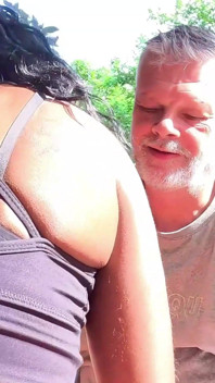 Stepdad Find Me Doing Yoga Outside and Cant Resist My Sweet Young Pussy