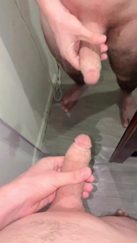 Grote Pik Aftrekken Masturberen Naakt