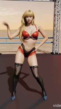 Lulu Dancing on Stage Beginning Ai Generation of Previous Video