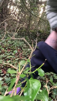 Squatting Outside to Do a Huge Powerful Piss