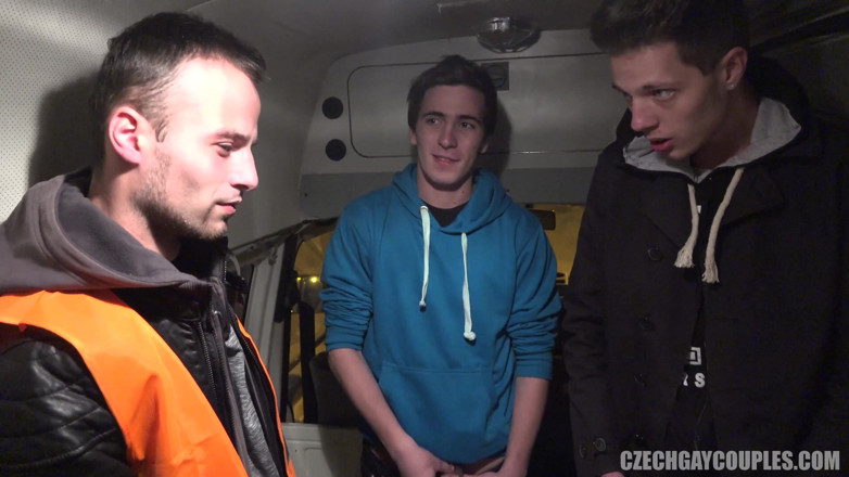 Czech Gay Couples: Punizione di coppie gay ceche 5 parcheggio - carne fresca distrutta in...