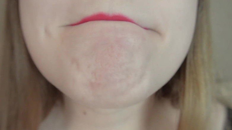 BustyVic: Nahaufnahme mund, lippen, zungefetisch