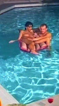 Pool Golden Shower Gangbang - Mature Slut Drenched Everywhere