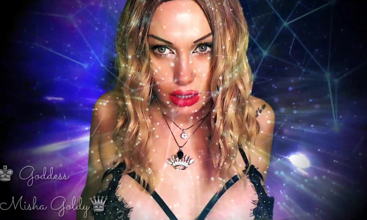 Goddess Misha Goldy: Orgasmele sunt mult mai intense când te concentrezi pe ochii și...