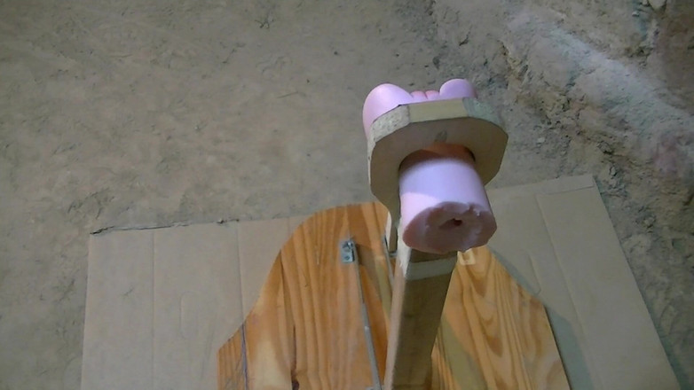 Mark Hannes: Fleshlight Muschi Stand Fick Masturbation