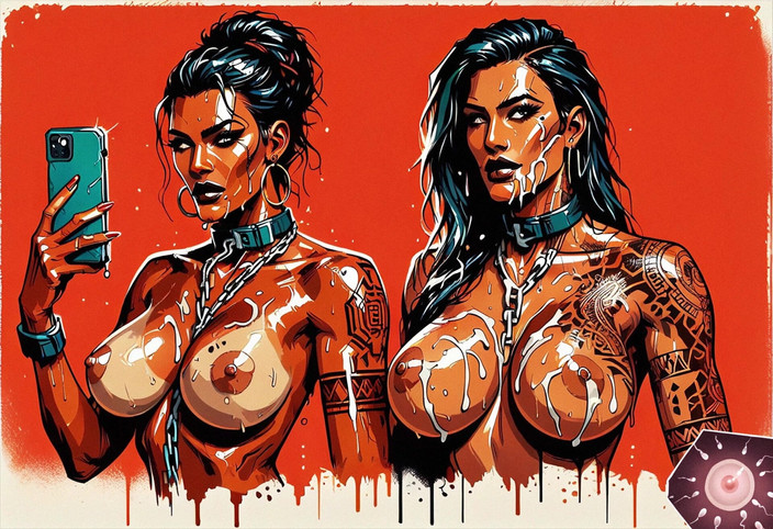 Emily Lilith: Děvka žena tvrdý sex, vnadná žena s velkými prsy saje velký péro