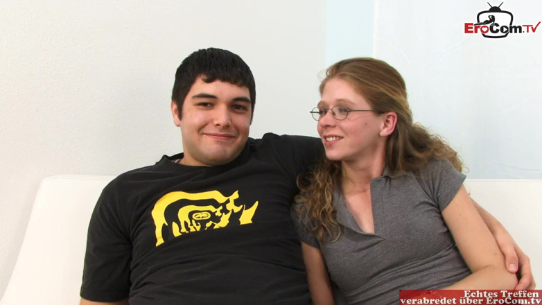 EroCom: Skinny wife with glasses and tiny tits enjoy the BBC