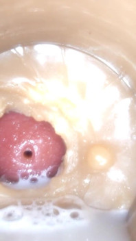 Kamera 4k dalam sudut pandangan pertama Cervix dubur, Cuckold kecil oleh 'pasangan gergasi', pancutan mani dalam dubur dan creampie - Asmr