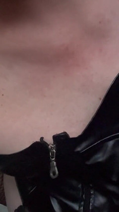 Pathetic Cross Dressing Sissy Slut Trisha Trash Fills Her Ass with Butt Plug and Sucks a Huge Dildo Until She Cums thumbnail