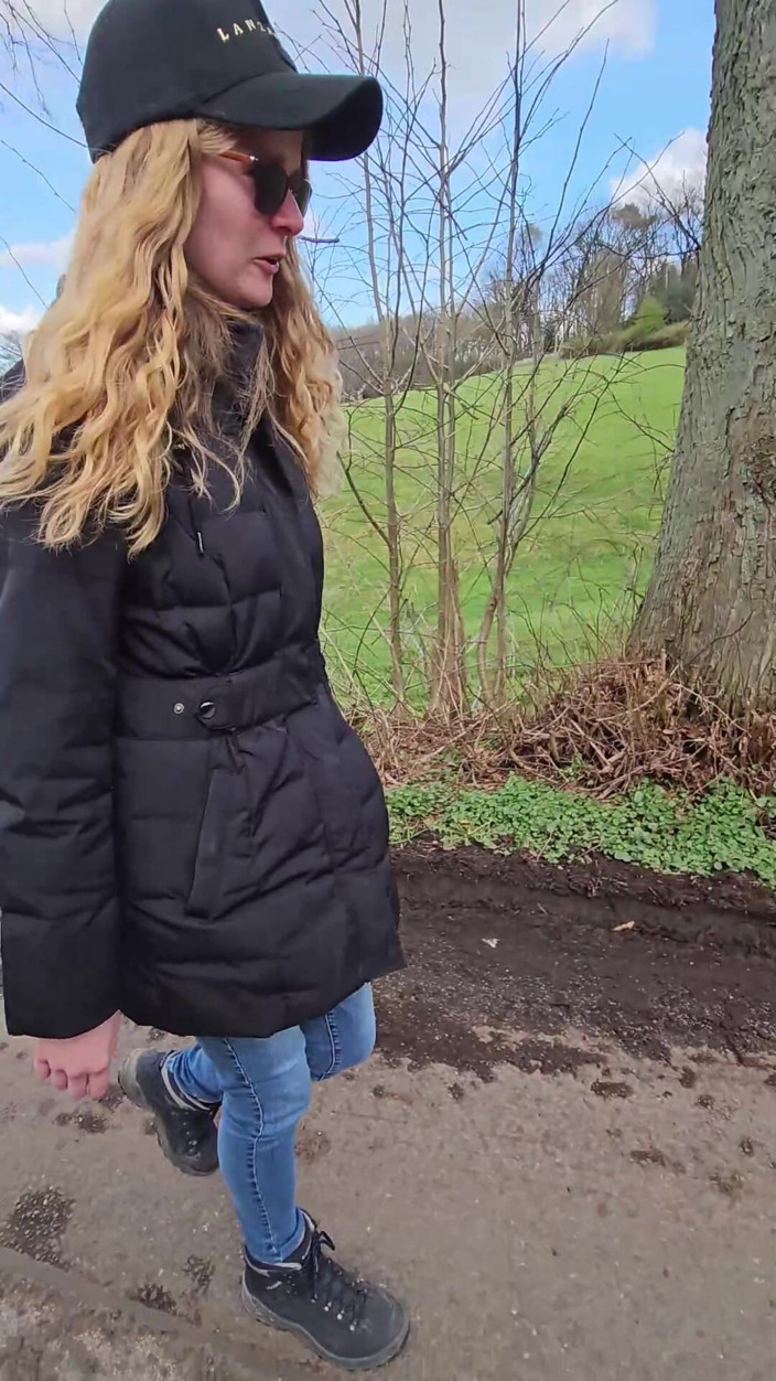 Bikergirl_97: Hot Walk with Love Balls in Pussy!