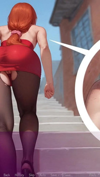 Minha esposa ruiva tentando garganta profunda ao vivo online - 3D hentai animado pornô - Mila Ai