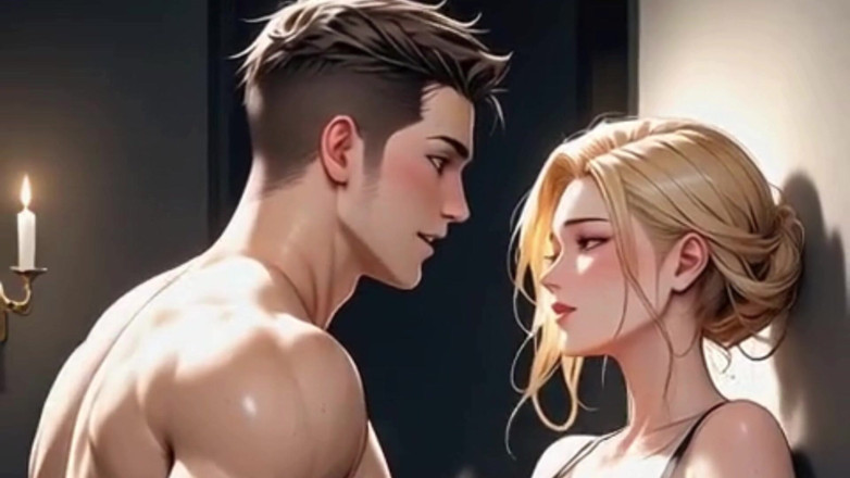 Waifu hentai narrated: Si blonde yang sudah berkahwin memberikan pepeknya kepada abang tirinya....