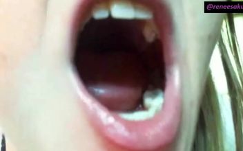 Upclose Inside My Mouth