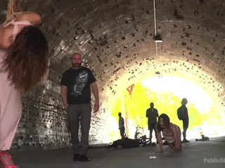 Newbie Penelope Gets Suspended, Flogged and Fucked