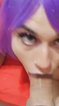 Cosplay gola profonda, scopa il culo e scopa la figa, sborra ingoio