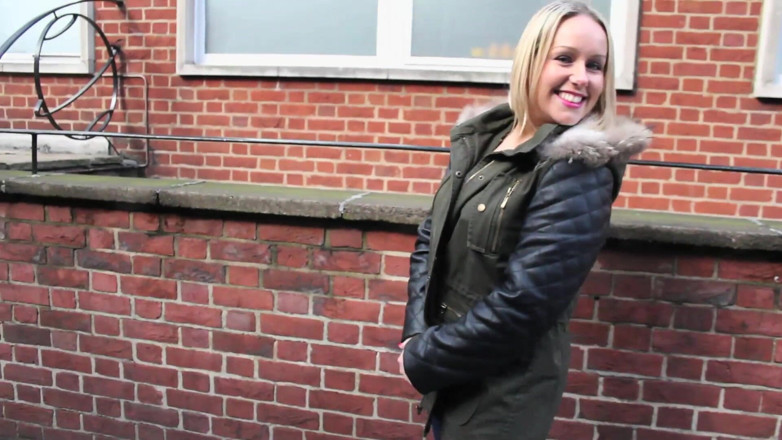 Kinky Porn Freaks: Ashley Rider walks on streets of downtown