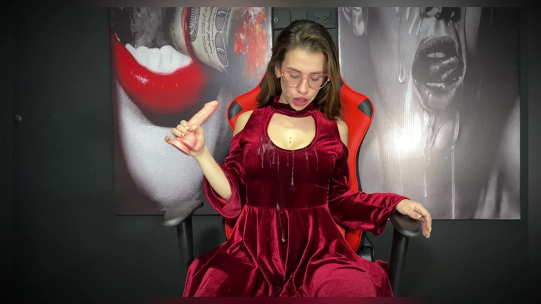 Katty Blake: JOI Hardcore hluboký orál, pěstování a masturbace - Kattyblake