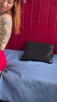 Camila Vegas on the Video Call - Look What She Did Until She Took Milk Inside