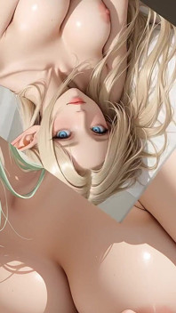 เอลฟ์สาวสวยยืนเปลือยกายตาเพ่งมอง จะทำให้คุณคลั่ง