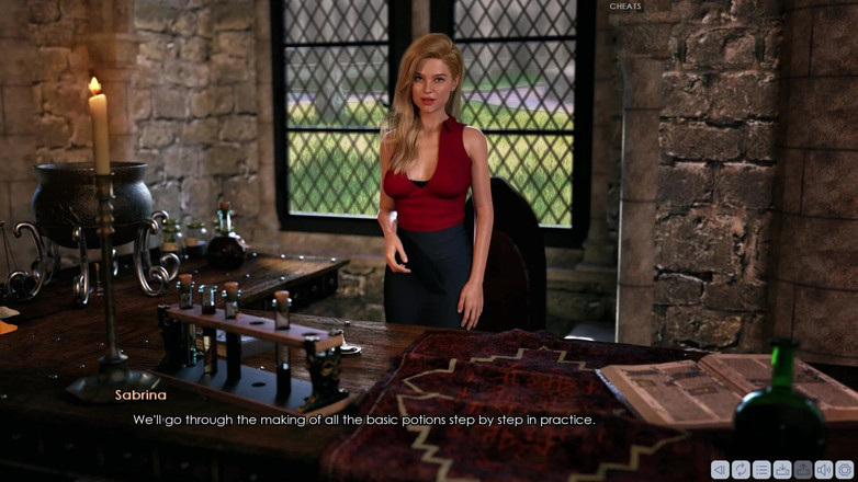 3D Cartoon Porn: Lust Academy 9 - Noite romântica de James e Haley